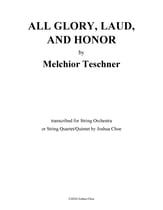 All Glory, Laud, and Honor Orchestra sheet music cover